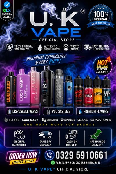 VAPES | PODS | MOD | E-Liquids | Disposable Pods