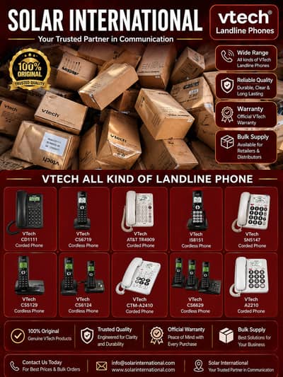 Vtech Landline & Cordless Phones Available