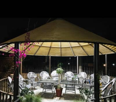 garden canopies dooms  shades wrought iron shades and sculptures
