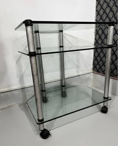 Glass trolley for sale