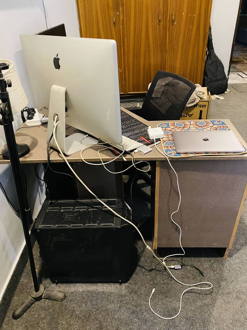 Custom made large computer table 2
