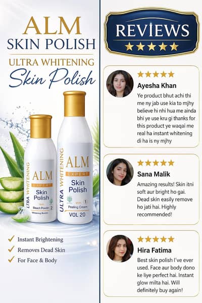 Whitening skin polish