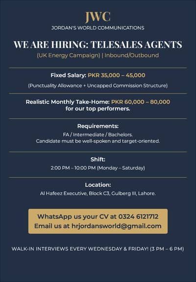 International Call Center - Evening Shift - Agents Required