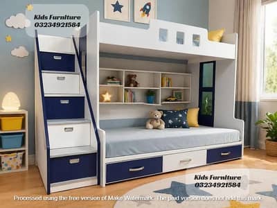 Bunk bed | Kid wooden bunker bed | Baby bed | Double bed | Triple bed