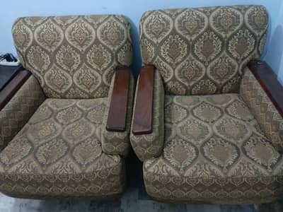 5 seater sofa set wooden