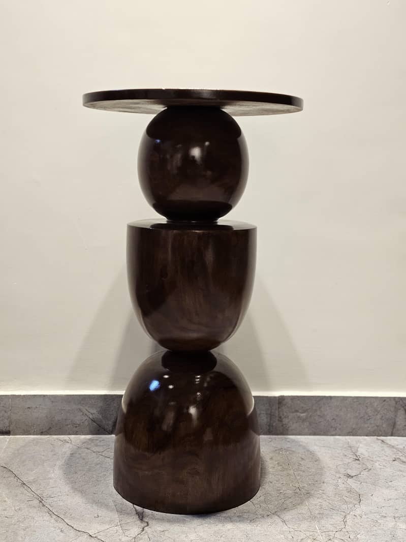 Designer Side Table - Solid Wood 1