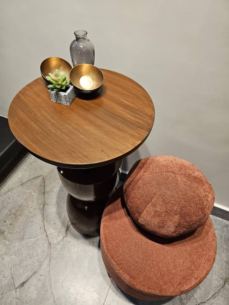 Designer Side Table - Solid Wood 3