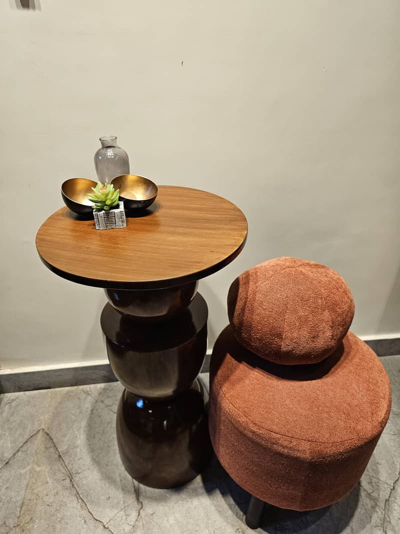 Designer Side Table - Solid Wood 4