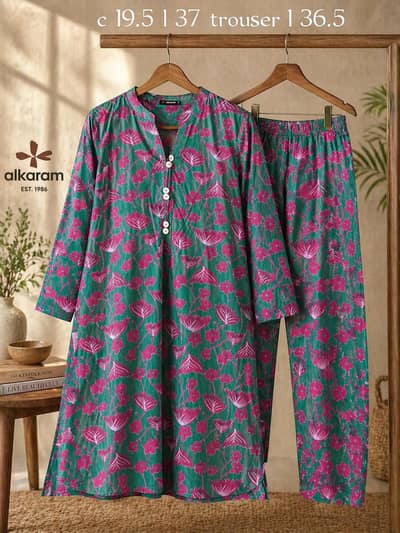 3pc Lawn Stitched