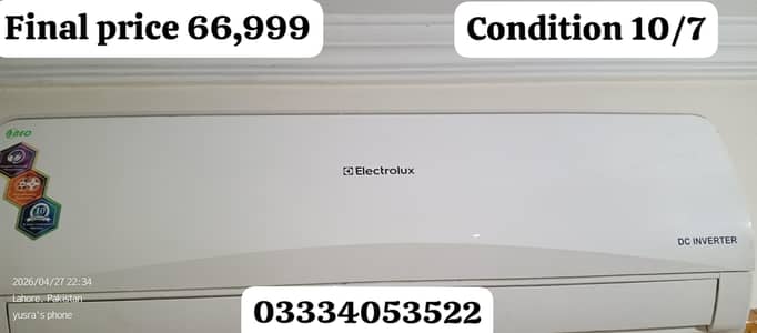 ELECTROLUX AC|1.5 TON|INVERTER|USED