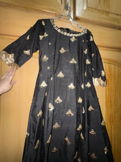 Elegant black maxi