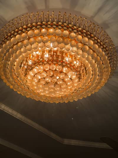 Elegant Crystal Chandelier for Sale – Warm Lighting