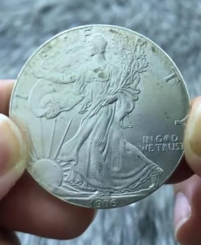 USA ANTIQUE 1906 LIBERTY DOLLAR COIN, USA OLD COIN, USA RARE COIN