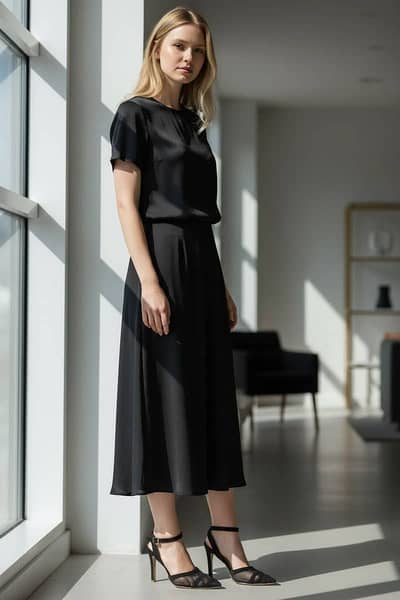 Zenvy Premium Footwear | Designer Boutique Heels |Mesh Slingback Heels