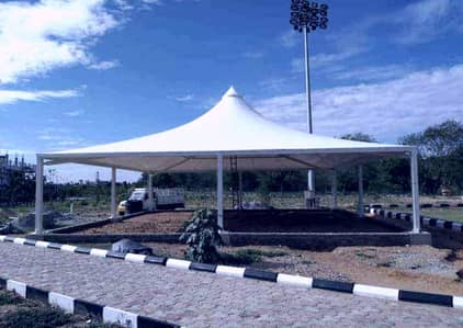 Car Parking Shade , Tensile Shade, Modern Shade Design , Outdoor Shade