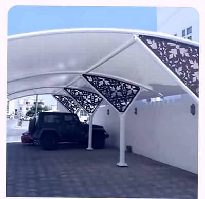 Car Parking Shade , Tensile Shade, Modern Shade Design , Outdoor Shade