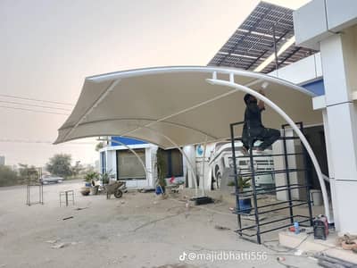 Parking shade for cars / Heat & waterproof shade / Pvc car porch shade