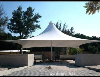 Parking shade for cars / Heat & waterproof shade / Pvc car porch shade