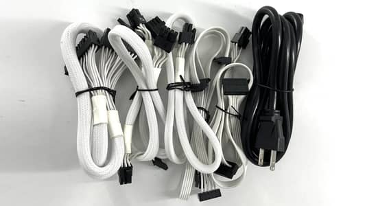 Modular PSU Cables - 24 pin, 6+2 GPU, 4+4 CPU, Sata, Molex