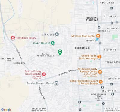 80 Sq. Yards West Open Next to Corner Plot for Sale Gold Block, North Town Residency Phase 1