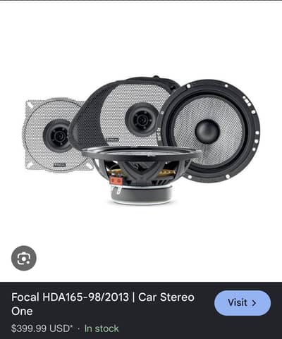 Focal Original 2 way components