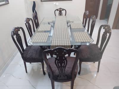 Dining table with chairs