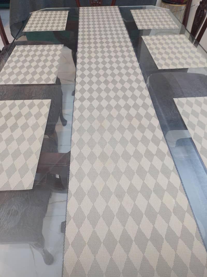 Dining table with chairs 6