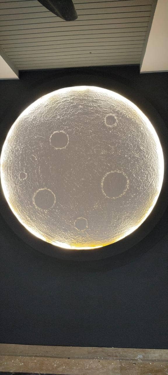 3D Moon Wall 0