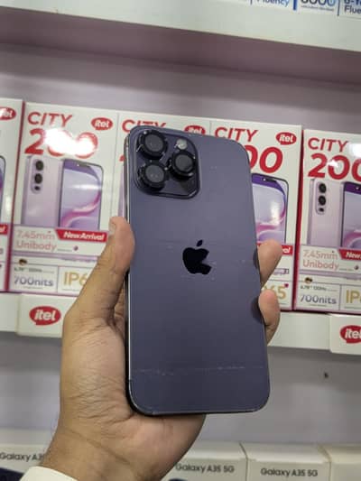14 Pro Max Jv 128GB 83 Battery Health Blue Colour