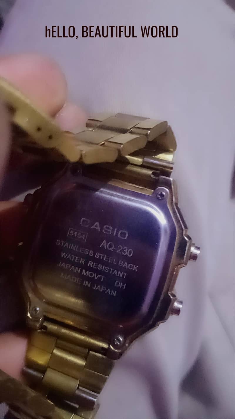 Casio watch 3