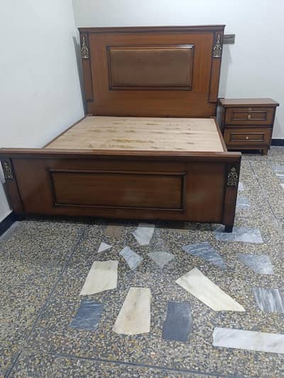 Bed with Side table