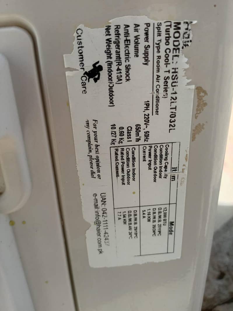 Haier split Ac 2