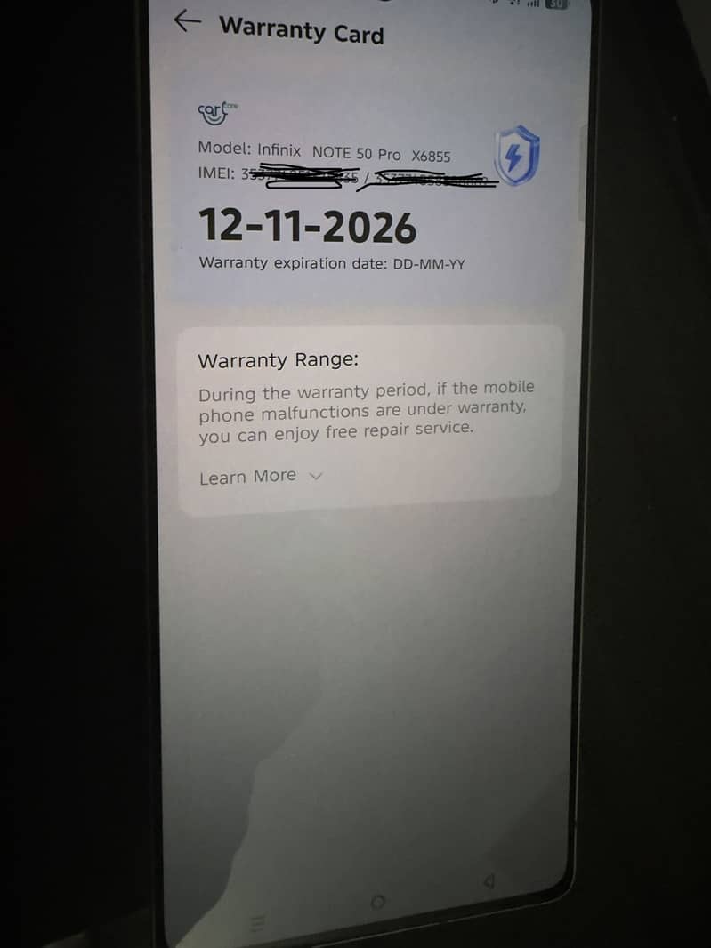 Infinix note 50 pro 8