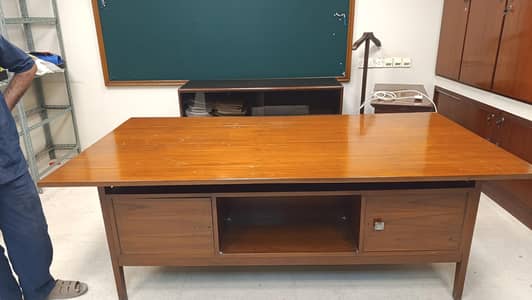 Burma teak wood executive table