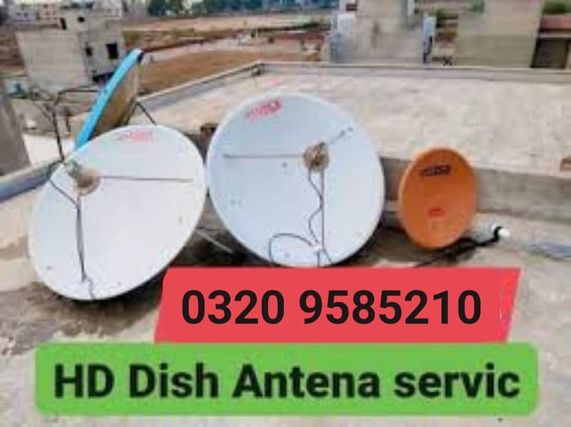 Dish Antenna setting installation 0320 9585210 0