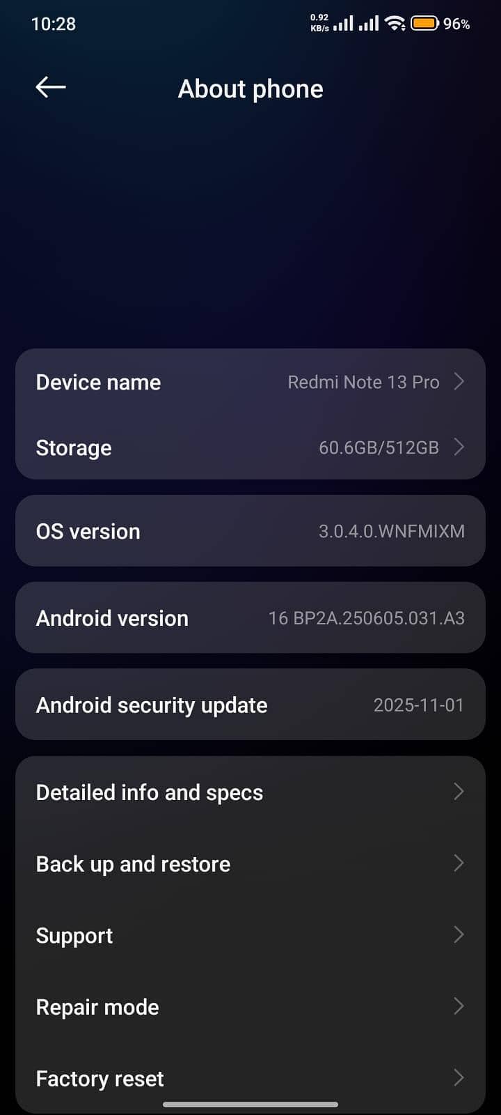 Redmi Note 13pro 6