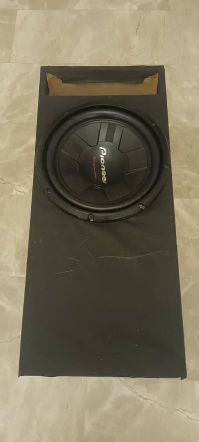 Pioneer 311 woofer subwoofer with large basetube
