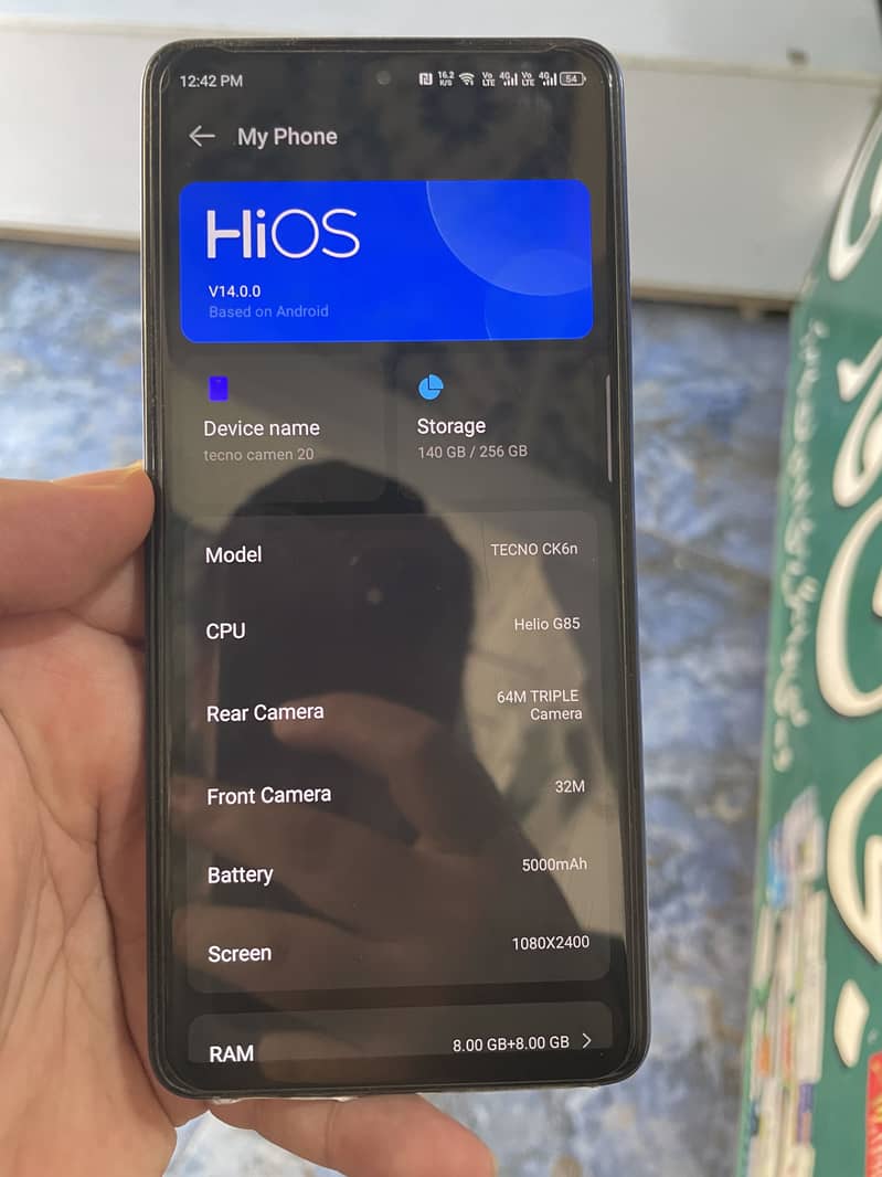 Tecno Camon 20 0