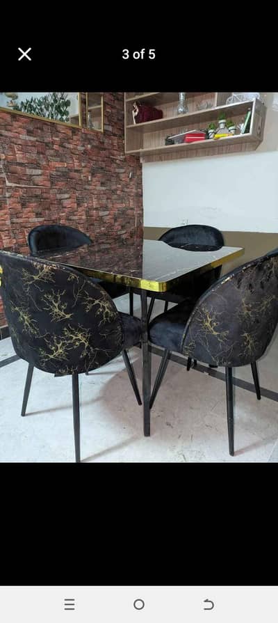 Trending Dining table With 4 nd 6 Chairs. .