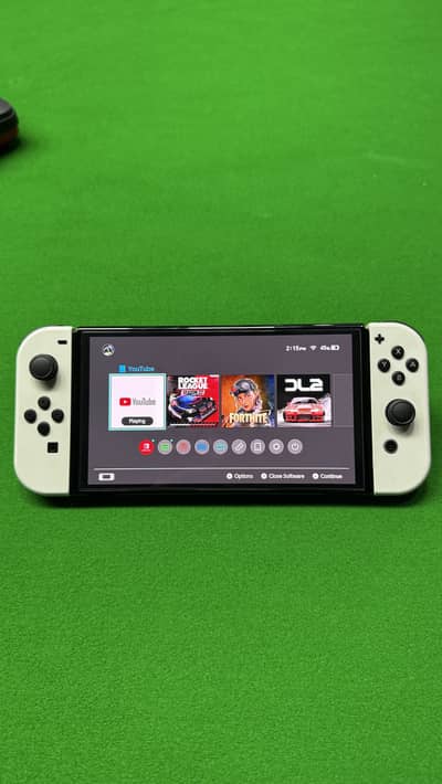 Nintendo Switch OLED White – Like New, Red Case & Full Accessories