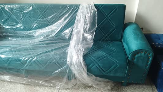 sofa com bed (three in one) dimade in dimond foam,10 years garinty