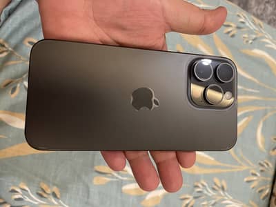 15 pro max JV black color with box 256gb