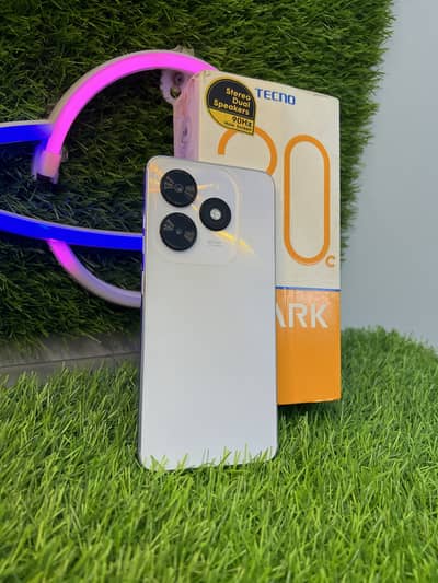 Tecno Spark 20C 128GB 8GB RAM PTA Approved Dual SIM Box