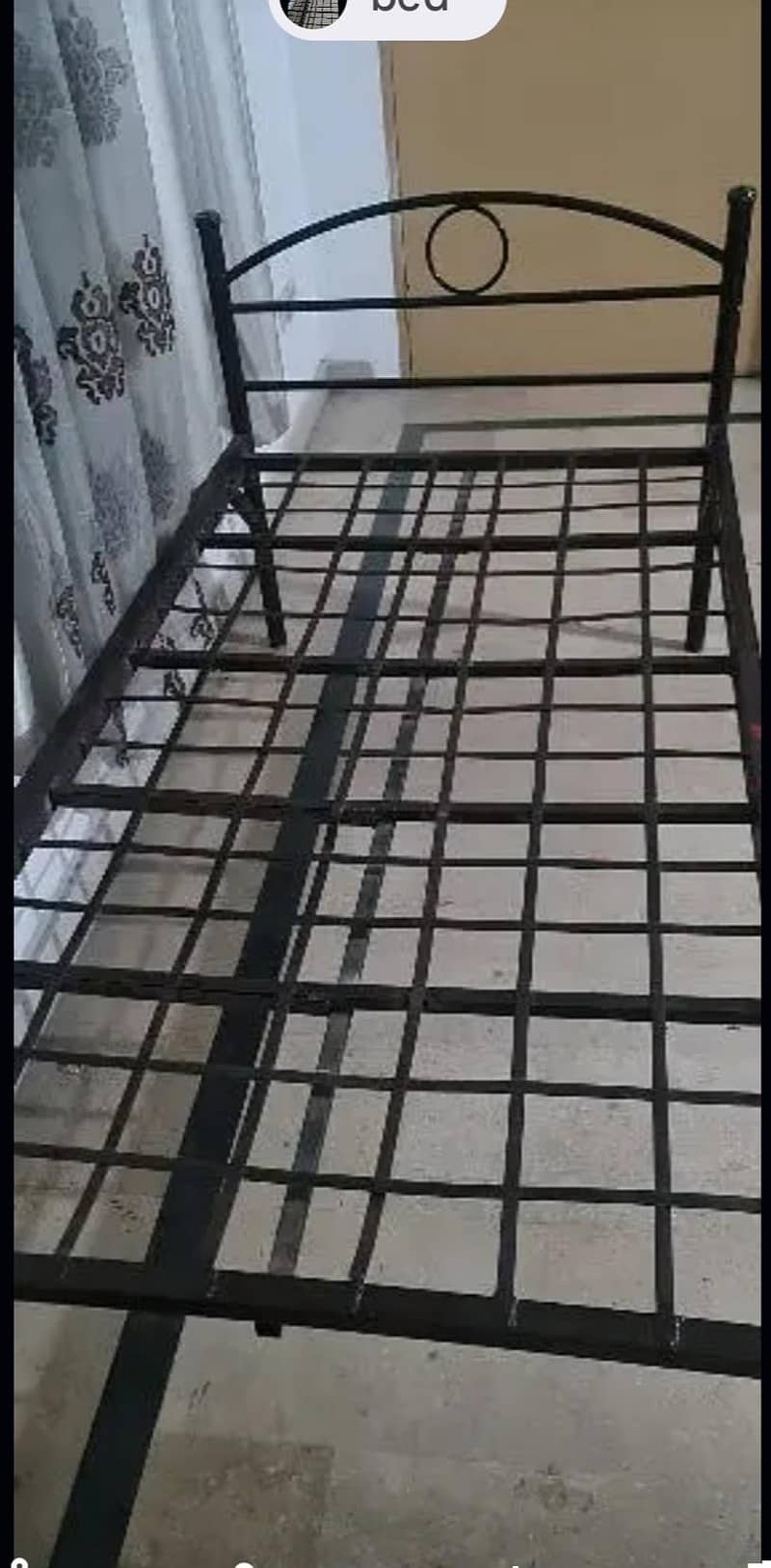 single Iron bed 2