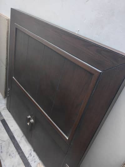 Single Wooden Bed for Sale with Side Table