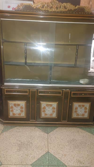 dressing side table and show case