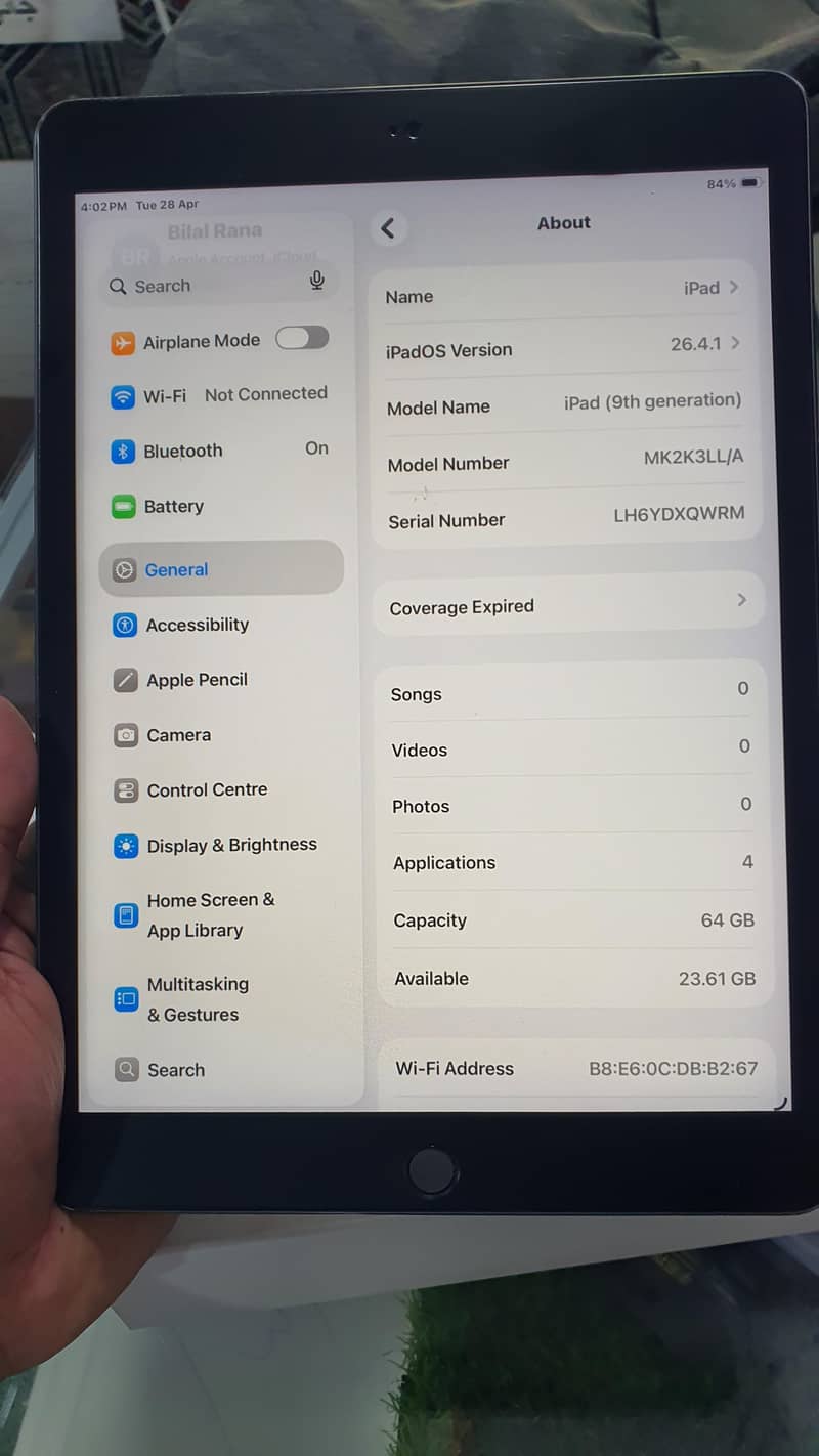 ipad 9th generation 4