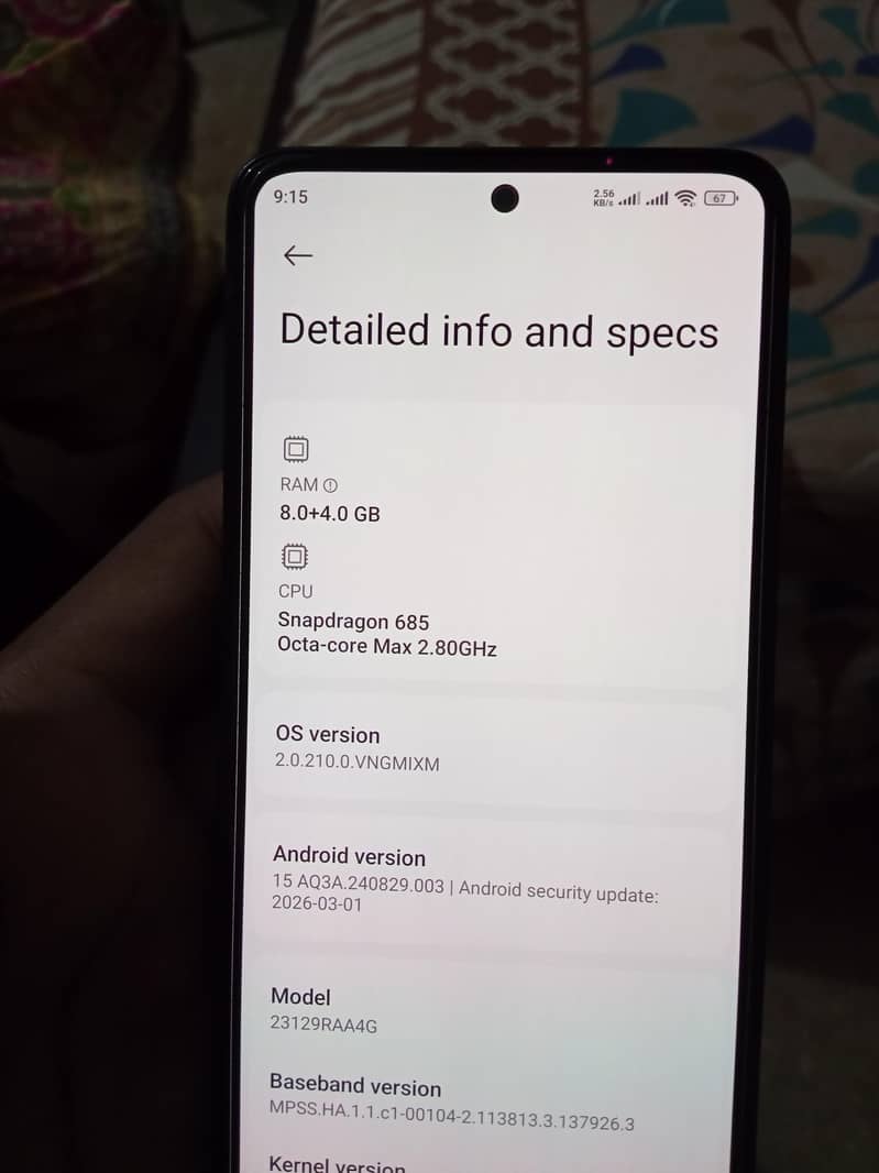 REDMI NOTE 13 ( PANEL CHANGED ) 4
