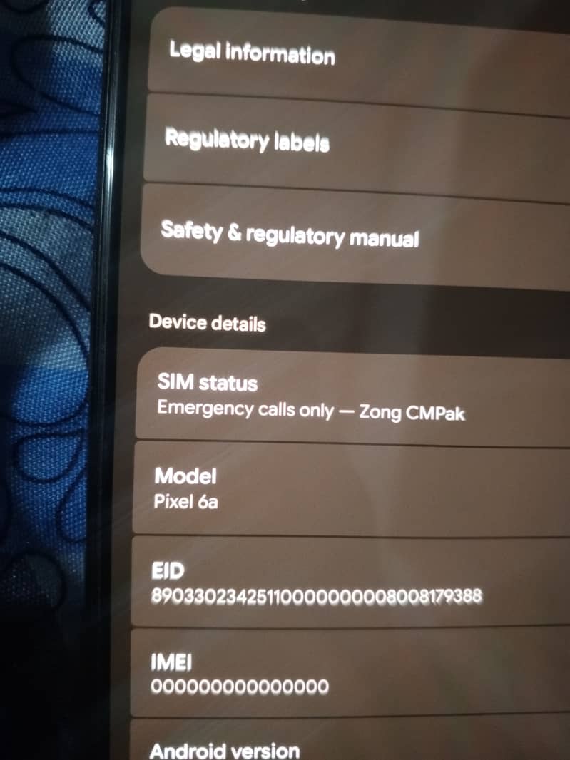 Google Pixel 6a 4