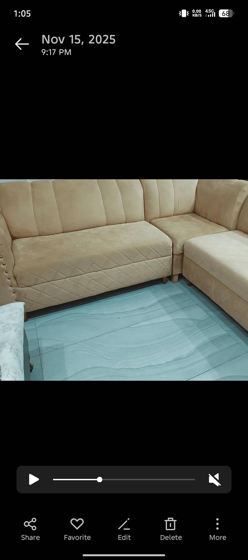 L Shape sofa 2